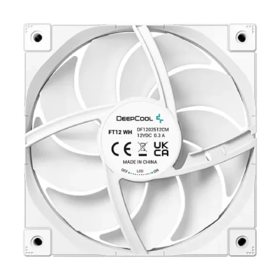 DeepCool FT12 WH 3 IN 1 120mm Case Fan