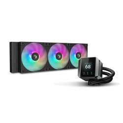 DeepCool MYSTIQUE 360 ARGB 360mm Liquid CPU Cooler with LCD Screen