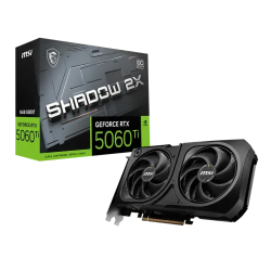 MSI GeForce RTX 5060 Ti 16G SHADOW 2X OC PLUS 16GB GDDR7 Graphics Card