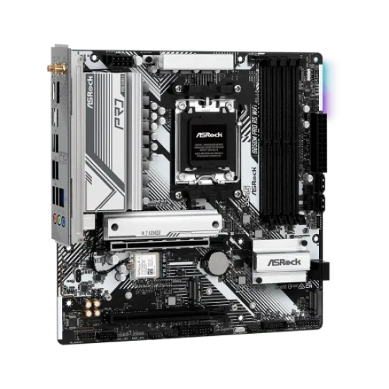 ASRock B650M Pro RS WiFi AM5 Micro ATX Motherboard