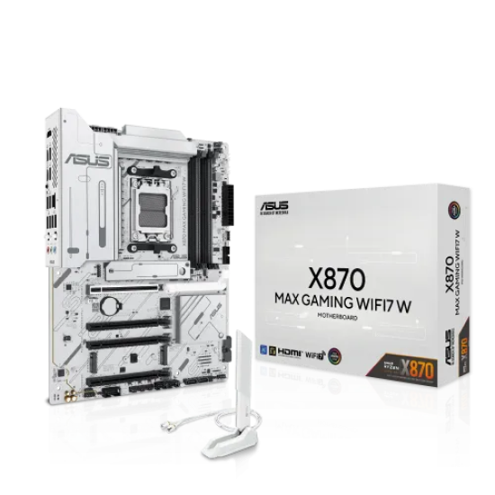 Asus X870 MAX GAMING WIFI7 W AM5 ATX Motherboard