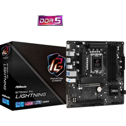 ASRock B760M PG Lightning DDR5 14th, 13th and 12th Gen Micro ATX Motherboard
