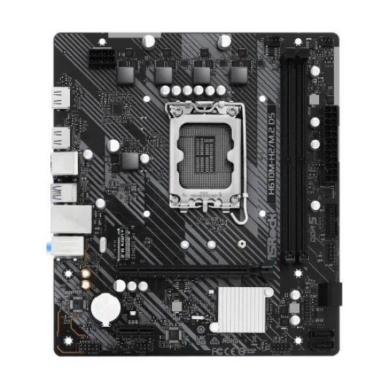 ASROCK H610M-H2/M.2 14th, 13th and 12th Gen mATX DDR5 Motherboard