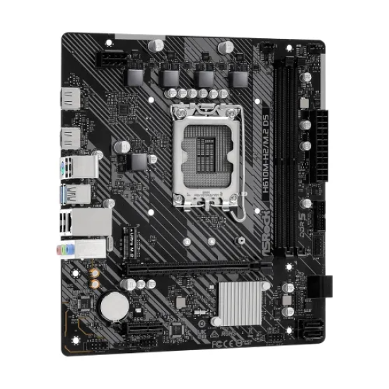 ASROCK H610M-H2/M.2 14th, 13th and 12th Gen mATX DDR5 Motherboard