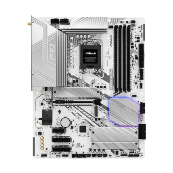 ASRock Z890 Pro RS WiFi White LGA1851 DDR5 ATX Motherboard