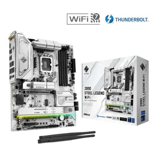 ASRock Z890 Steel Legend WiFi LGA1851 DDR5 ATX Motherboard