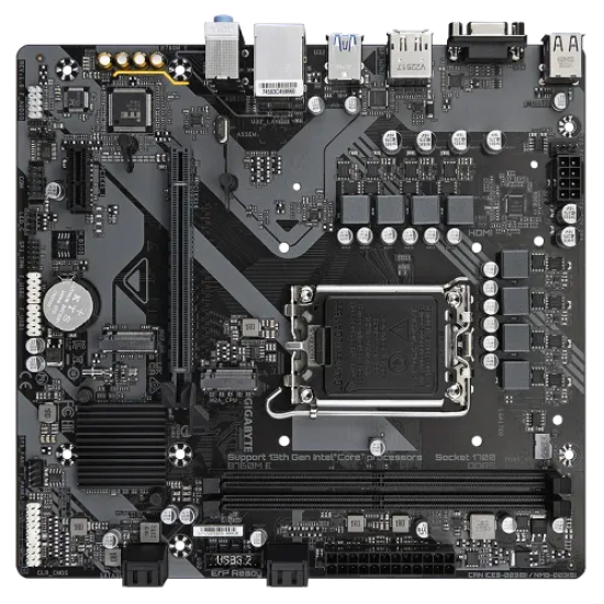 GIGABYTE B760M E DDR5 Micro ATX Motherboard