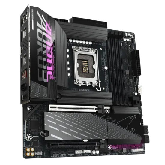 GIGABYTE B860M AORUS ELITE WIFI6E LGA1851 Micro ATX Motherboard