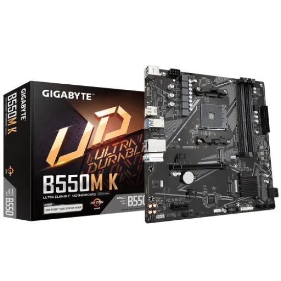 Gigabyte B550M K AMD AM4 Micro ATX Motherboard