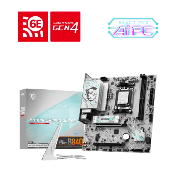 MSI B840M GAMING WIFI6E AM5 mATX Motherboard