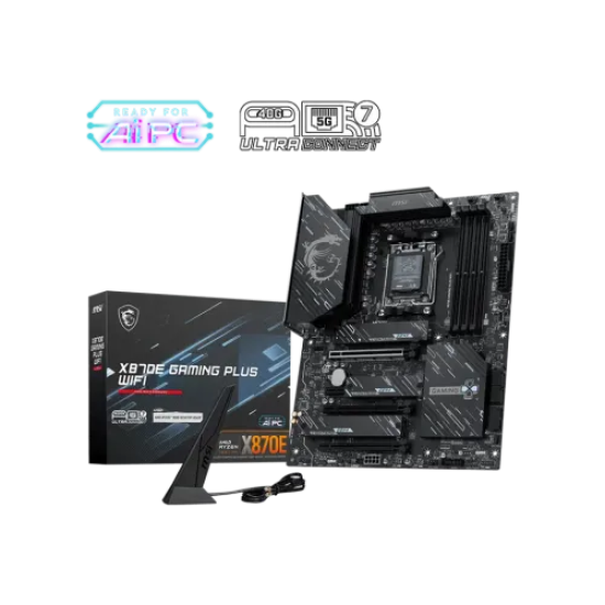 MSI X870E GAMING PLUS WIFI AM5 ATX Motherboard