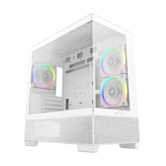 Deepcool CG380 3F WH Mid Tower mATX Gaming Casing