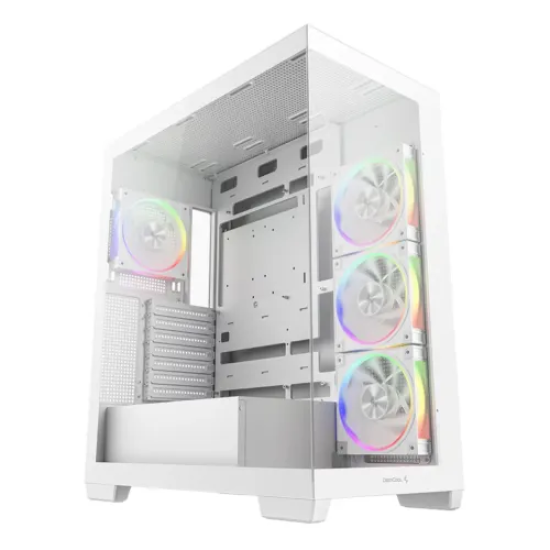 Deepcool CG580 4F V2 WH Mid Tower ATX Gaming Casing