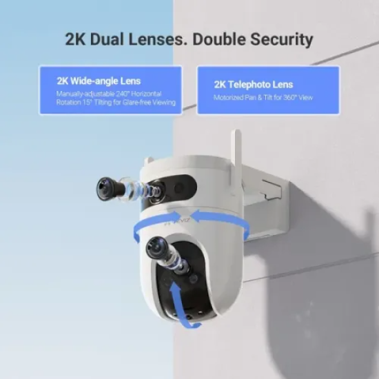 Ezviz CS-H9c Dual 3K 5MP+5MP PT WiFi Camera