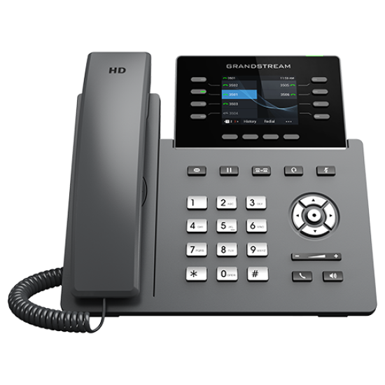 Grandstream GRP2624 8 Line Professional Carrier-Grade IP Phone with Adapter