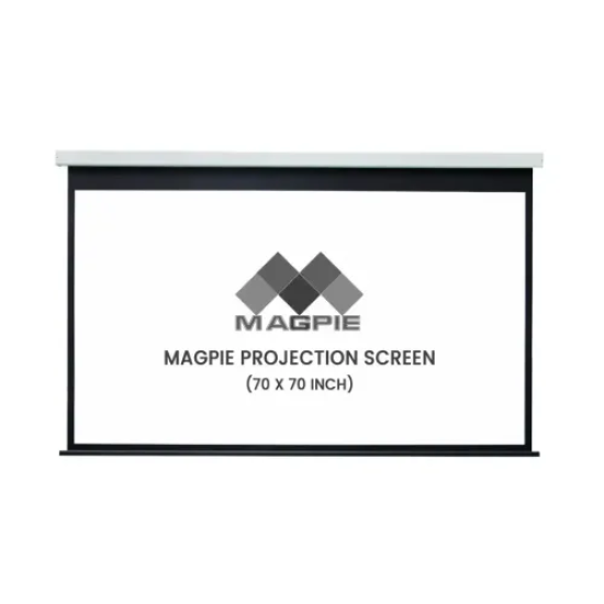 Magpie 70"x70" Electric Projection System Screen