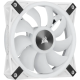 Corsair iCUE QL120 RGB 120mm PWM White Case Fan Triple Fan Kit with Lighting Node CORE