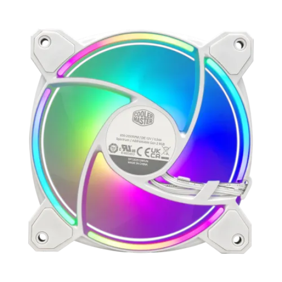 Cooler Master MasterFan MF120 HALO² 3 in 1 Case Fan White