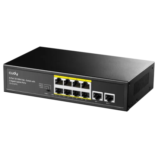Cudy FS1010PG 8 Port PoE+ Switch with 2 Uplink Ports