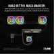 Corsair iCUE Link H100i LCD RGB 240mm AIO Liquid CPU Cooler With Display & iCUE LINK System Hub
