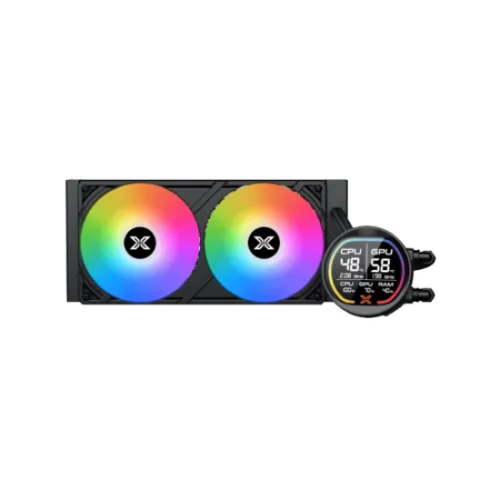 Xigmatek LK Pro 240 Digital 240mm ARGB Liquid CPU Cooler with Digital LCD Display