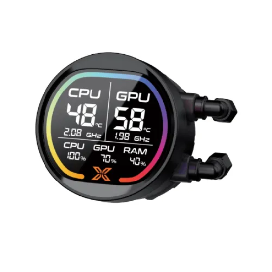 Xigmatek LK Pro 240 Digital 240mm ARGB Liquid CPU Cooler with Digital LCD Display