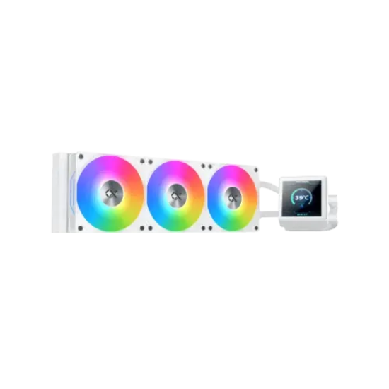 Xigmatek Connect 360 Arctic 360mm ARGB Liquid CPU Cooler White with Digital DisplayXigmatek Connect 360 Arctic 360mm ARGB Liquid CPU Cooler White with Digital Display
