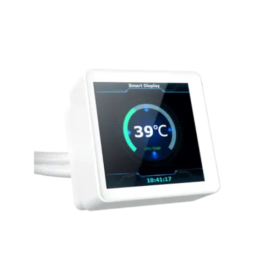 Xigmatek Connect 360 Arctic 360mm ARGB Liquid CPU Cooler White with Digital DisplayXigmatek Connect 360 Arctic 360mm ARGB Liquid CPU Cooler White with Digital Display