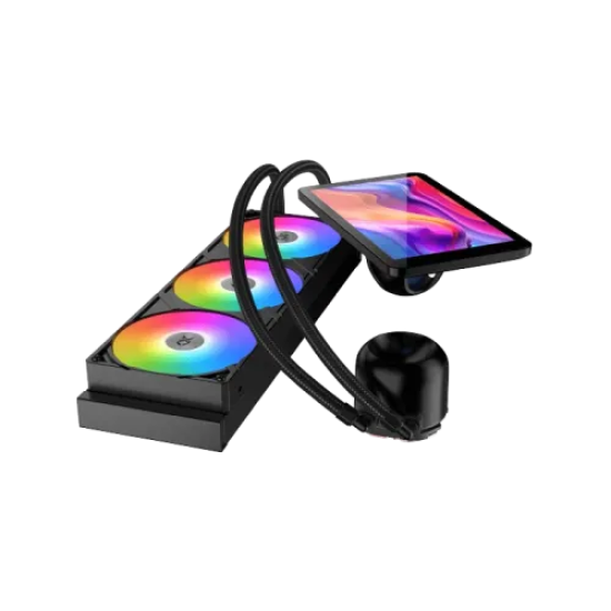 Xigmatek Connect Pro 360 ARGB AIO Liquid CPU Cooler with Digital Display