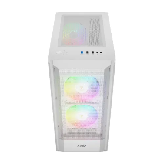 Gamdias AURA GC6 WH ARGB ATX Mid-Tower Gaming Casing