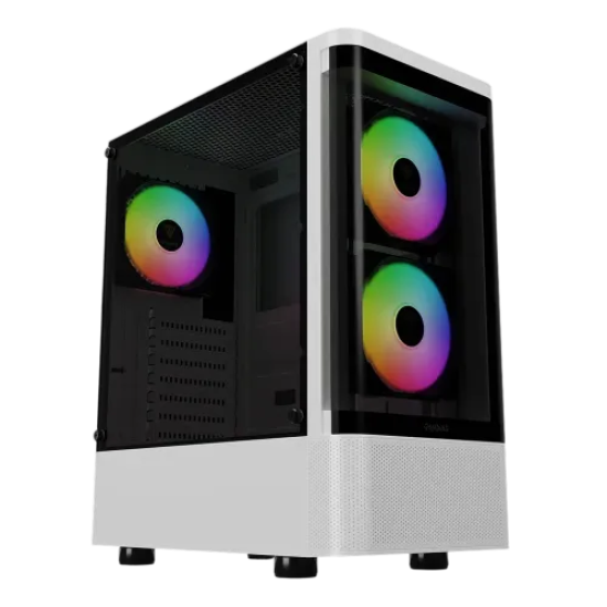 Gamdias TALOS E3 CG WH ARGB ATX Mid-Tower Gaming Casing