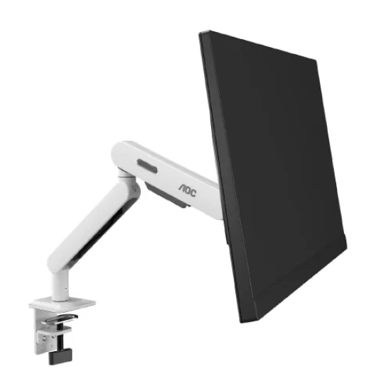 AOC AM402W Single Monitor Arm White