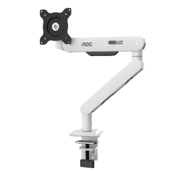 AOC AM402W Single Monitor Arm White