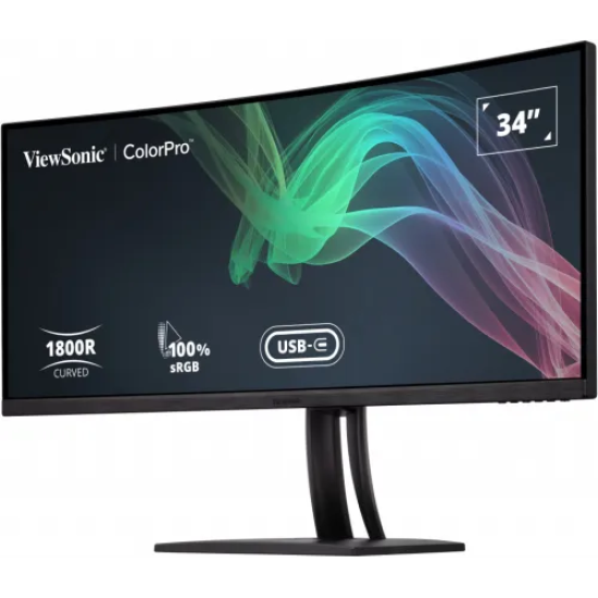 ViewSonic VP3481a ColorPro 34" UltraWide QHD Curved Monitor