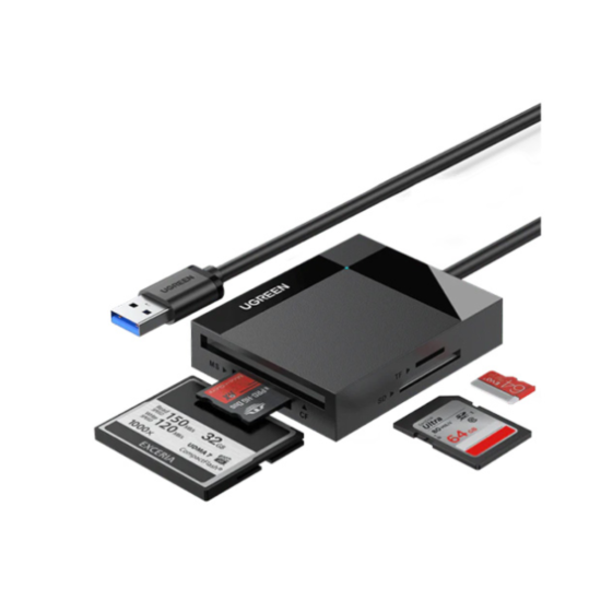 Ugreen CR125 3-in-1 Type-A Male to SD-TF Card Reader #30333