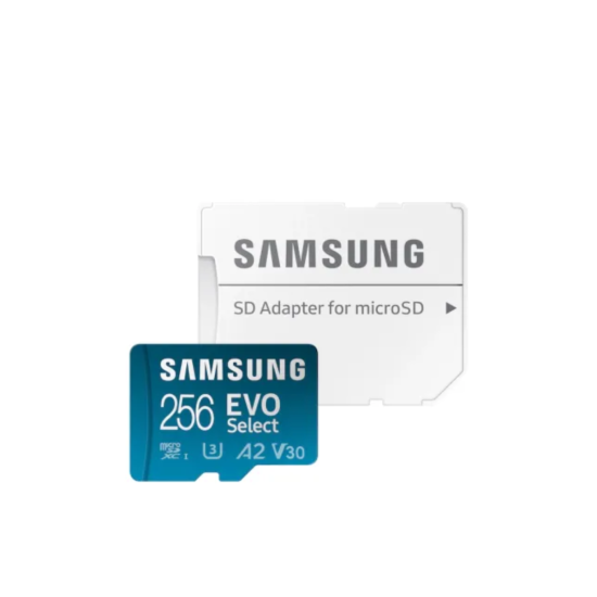 Samsung EVO Select 256GB microSDXC Memory Card with Adapter