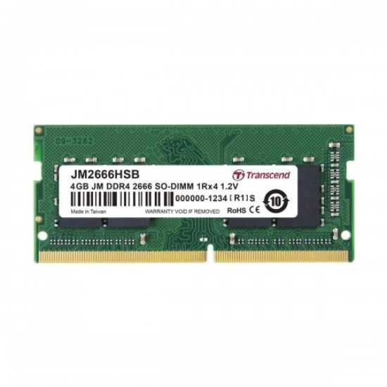 Transcend 4GB DDR4 2666MHz Bus SO-DIMM Laptop RAM