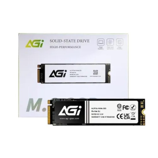 AGI AI298 512GB PCIe 3.0 NVMe M.2 SSD