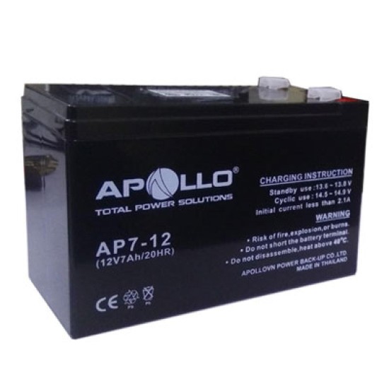 Apollo 12V 7.2Ah UPS Battery