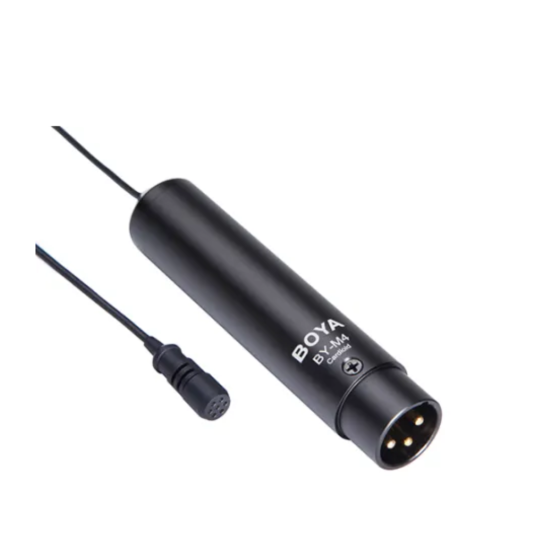 BOYA BY-M4C Professional Cardioid XLR Lavalier Microphone