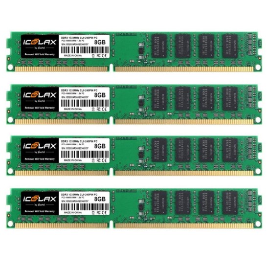 Icoolax DDR3 8GB 1600MHZ Desktop Ram 