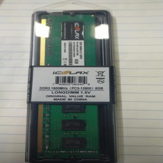 Icoolex 4GB DDR3 1600 BUS Desktop RAM