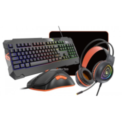 MeeTion MT-C505 Keyboard Mouse Headset Gaming Combo with Mouse Pad