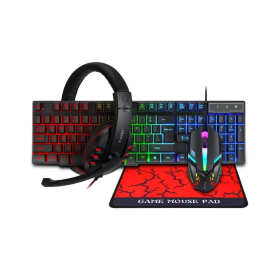 T-WOLF TF800 4 In 1 Gaming Combo Set