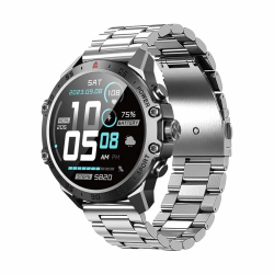 BWOO BO-WA08 Black Bluetooth Calling Smart Watch with Dual Straps