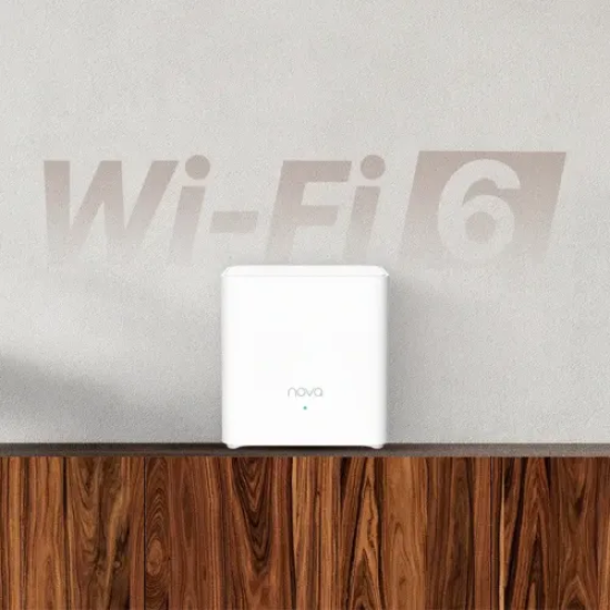 Tenda Nova MX3 AX1500 Dual Band WiFi 6 Mesh Router (1 Pack)