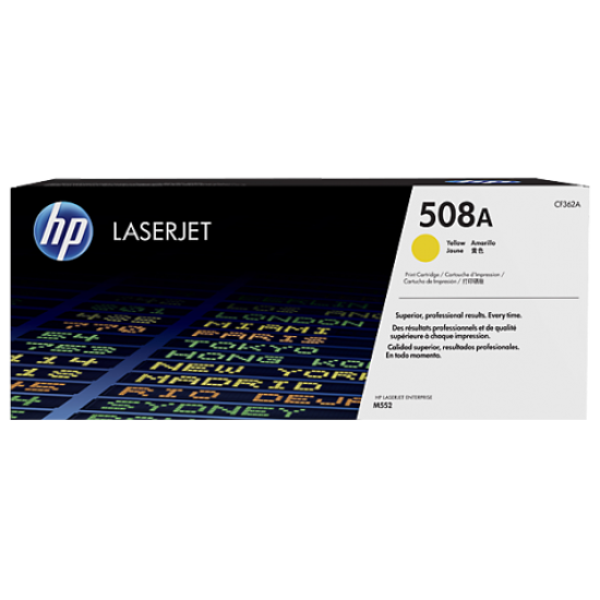 HP 508A Yellow Original LaserJet Toner (Bundle With Full Set)