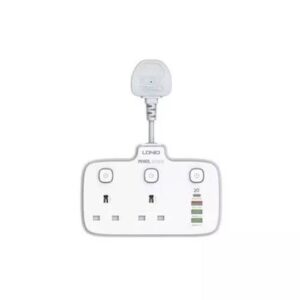 Power Strip 2 Port LDNIO SK2492 3 USB 1 Type-c